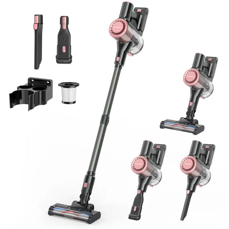  380W Cordless Vacuum Cleaner, Powerful Brushless Motor, 8-In-1 Lightweight Handheld Vacuum Cleaner