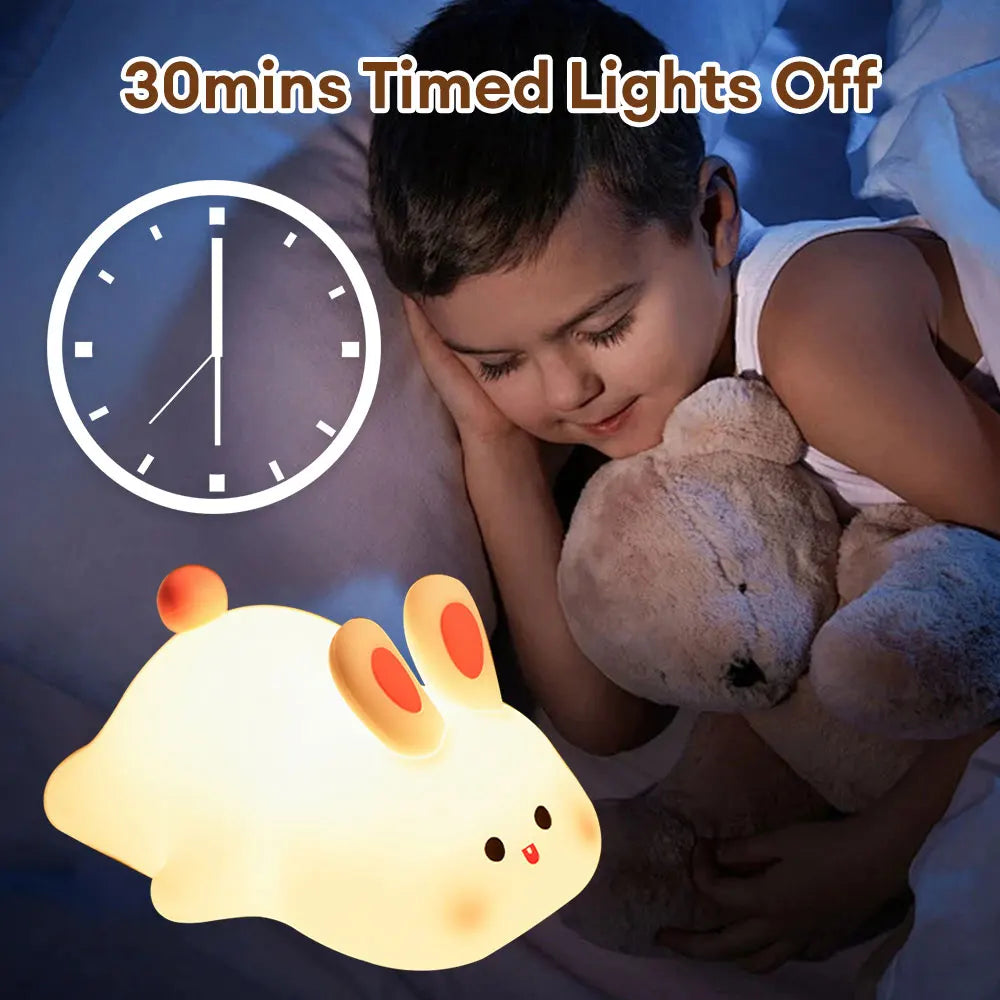 Cute Rabbit Silicone Light