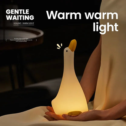 Cute Duck Silicone Night Light lamp