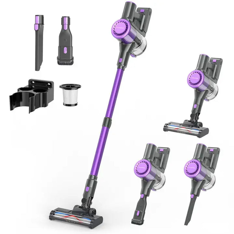  380W Cordless Vacuum Cleaner, Powerful Brushless Motor, 8-In-1 Lightweight Handheld Vacuum Cleaner