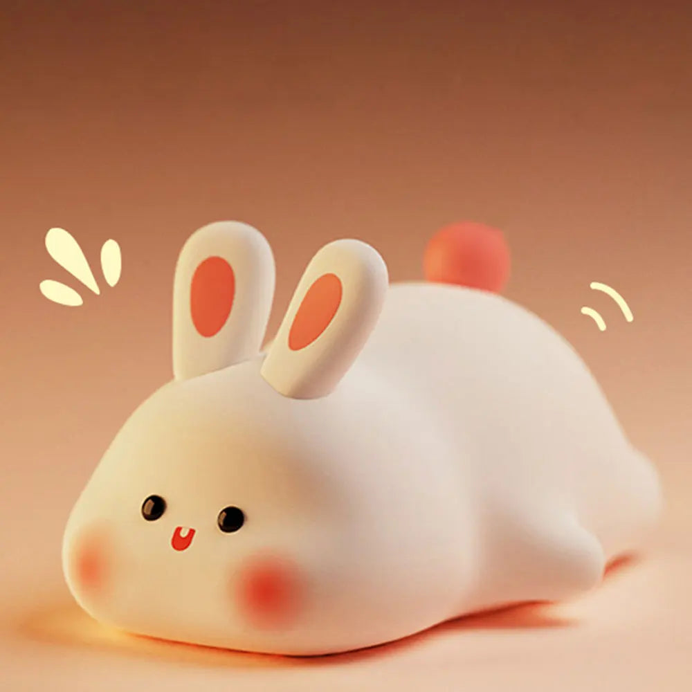 Cute Rabbit Silicone Light