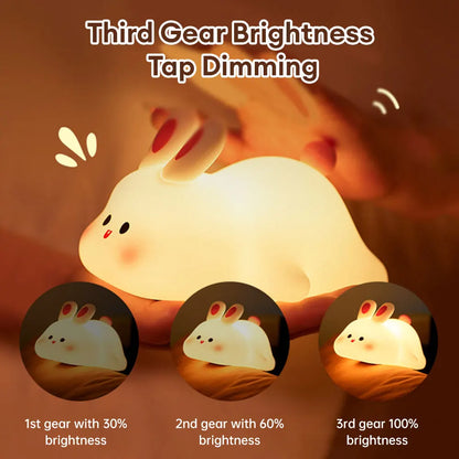 Cute Rabbit Silicone Light